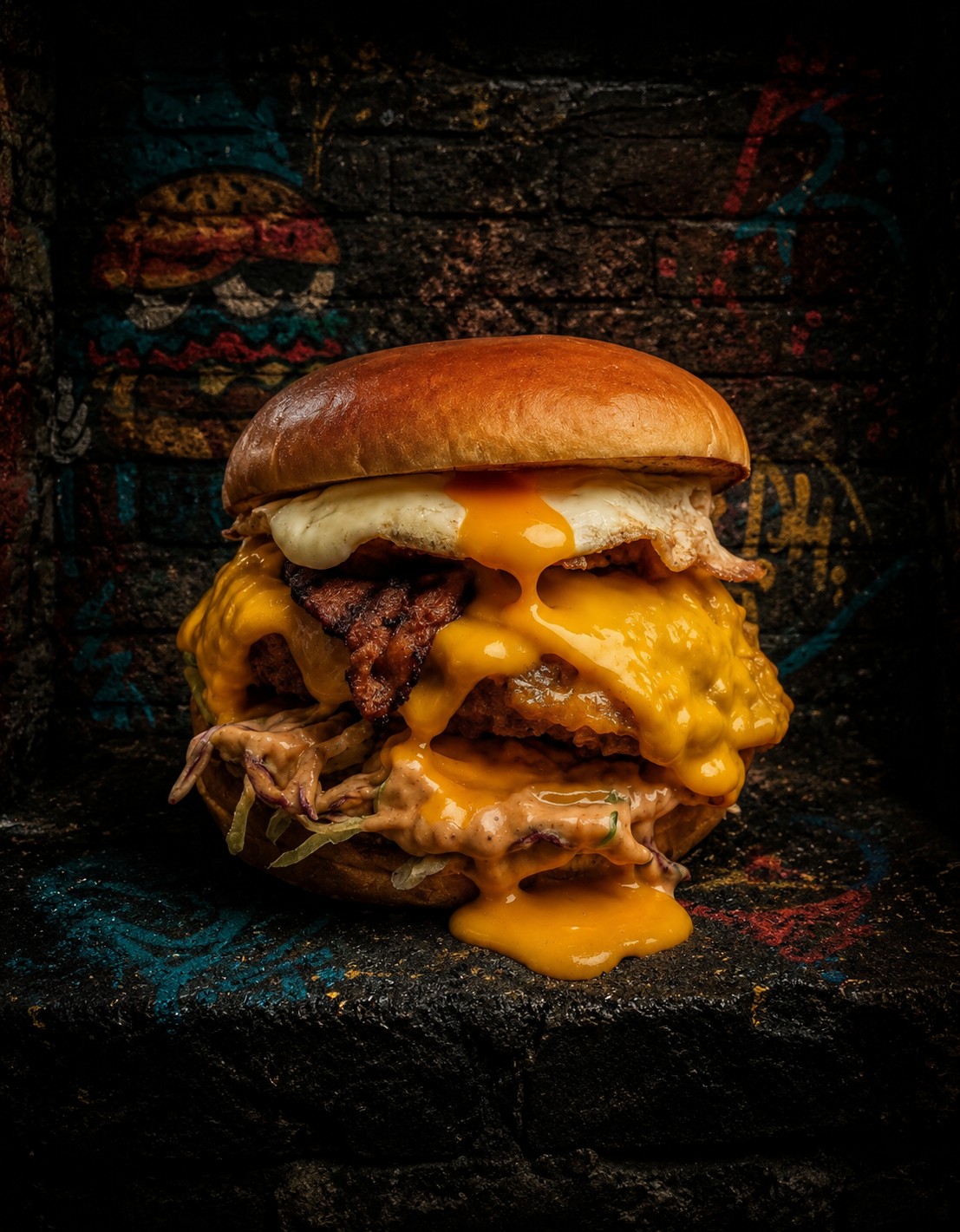 Burger Kald pe grătar